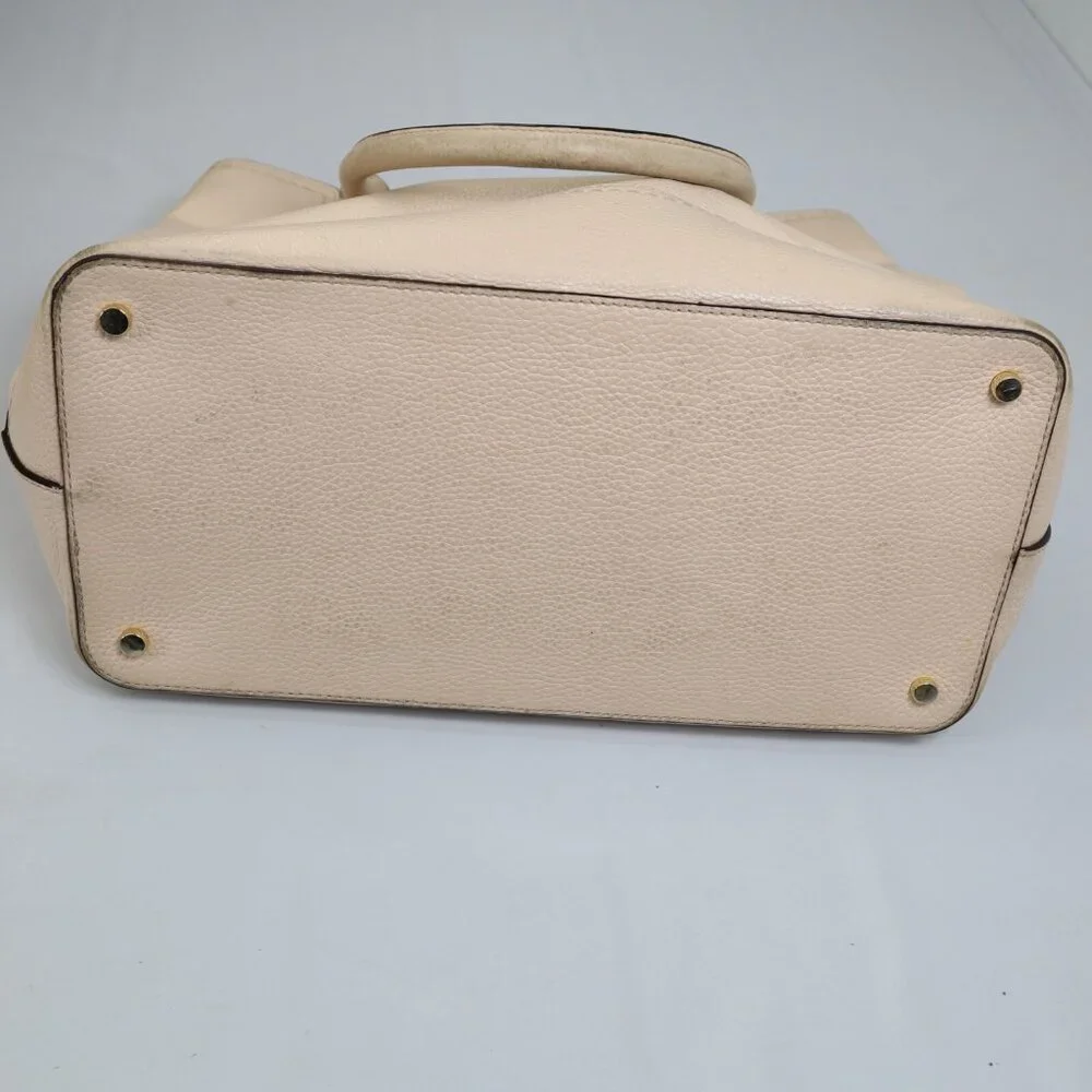 Kate Spade Jenner MacCall Cow Light Pink Leather Shoulder Tote‎ Bag